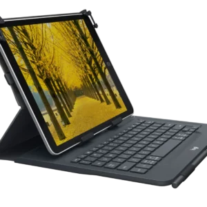 Logitech Universal Folio Keyboard case with Bluetooth® for 9-10 inch Apple, Android, Windows tablets