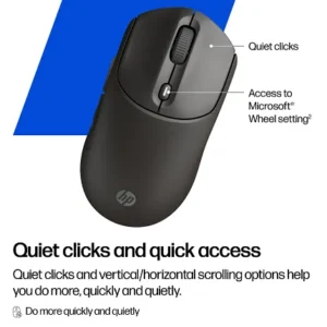 HP 405 Quiet Black Wireless Mouse for business