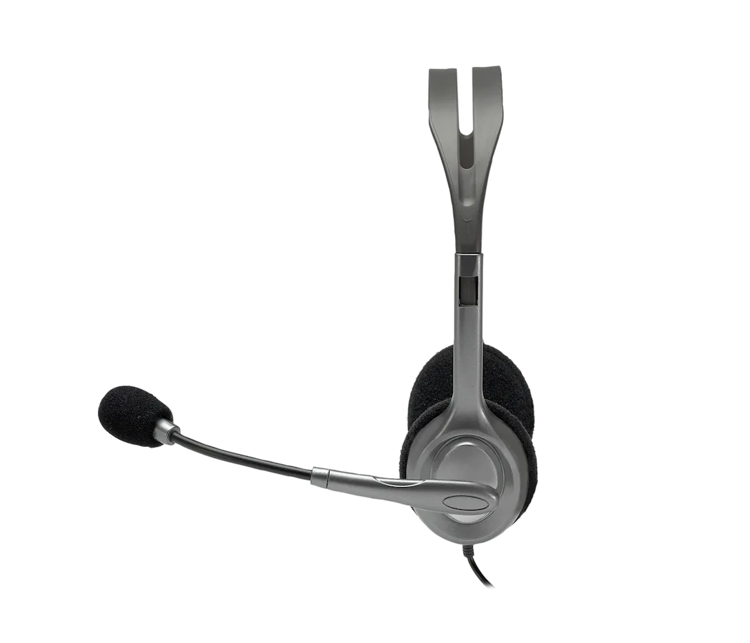 Logitech H110 Stereo Headset 3.5mm dual plug computer headset - Image 4