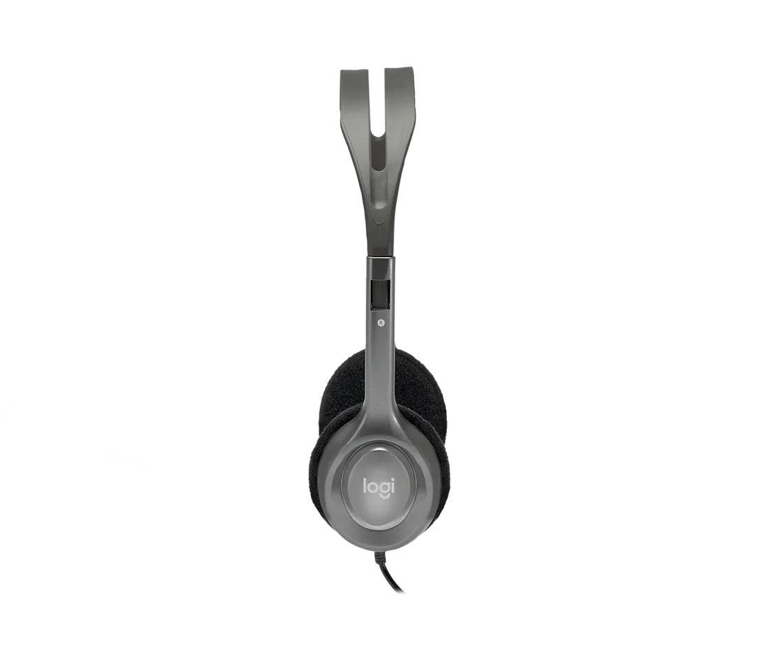 Logitech H110 Stereo Headset 3.5mm dual plug computer headset - Image 3