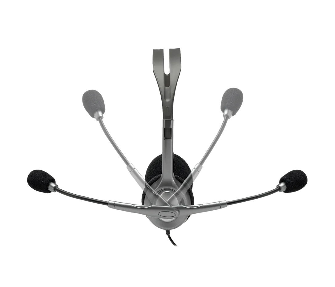Logitech H110 Stereo Headset 3.5mm dual plug computer headset - Image 2