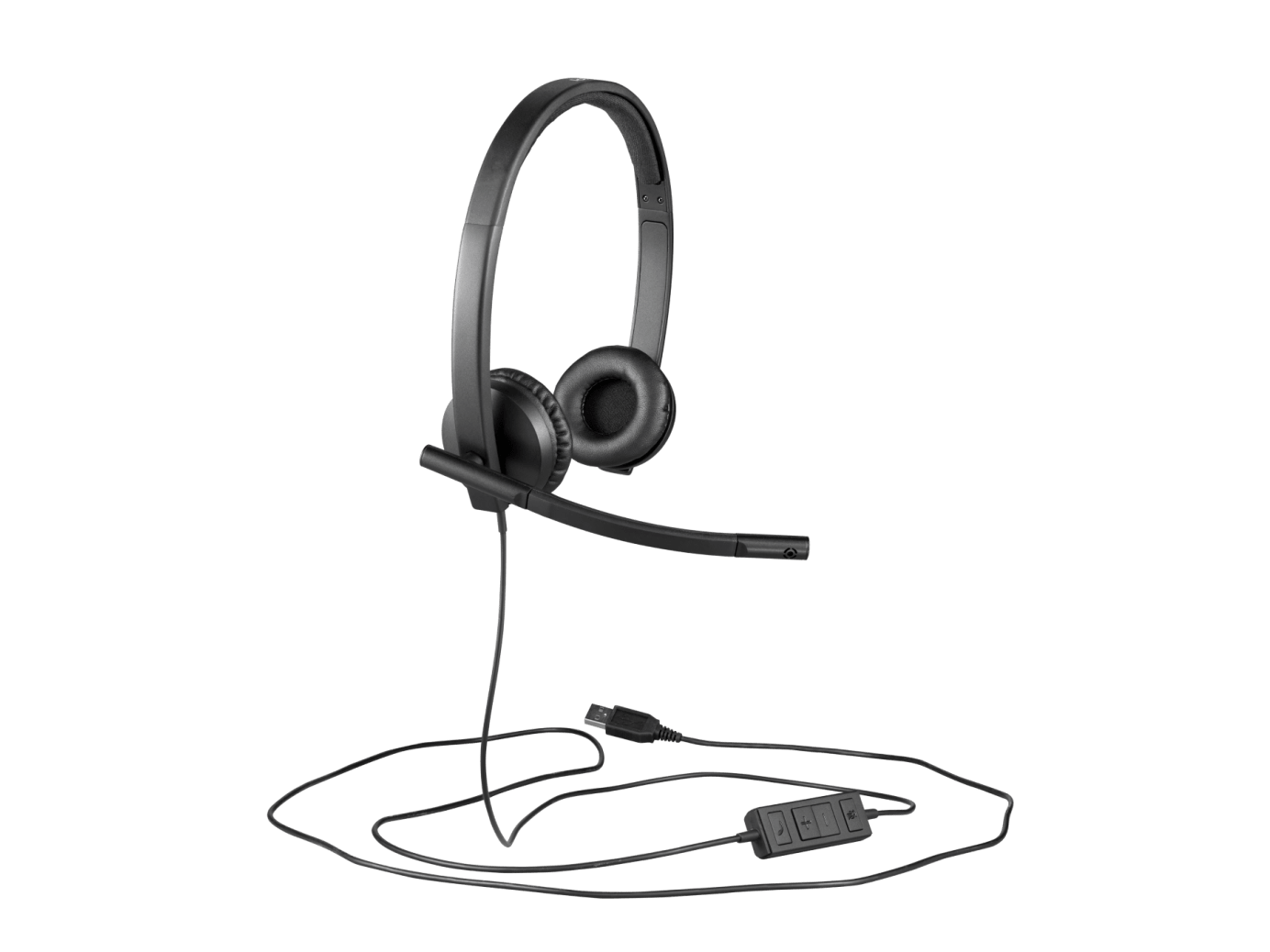 Logitech Headset Wired H570e UC Version Stereo USB A With Noice Cancelling - Image 2