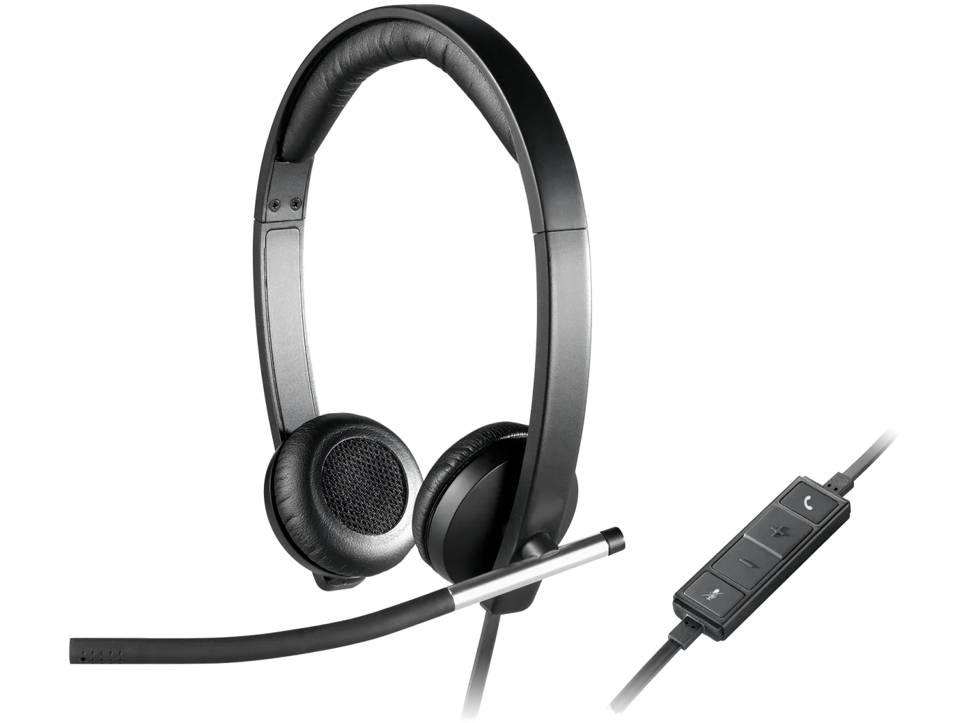 Logitech Headset Wired - H650e Stereo USB A With Noice Cancelling Mic - Image 4