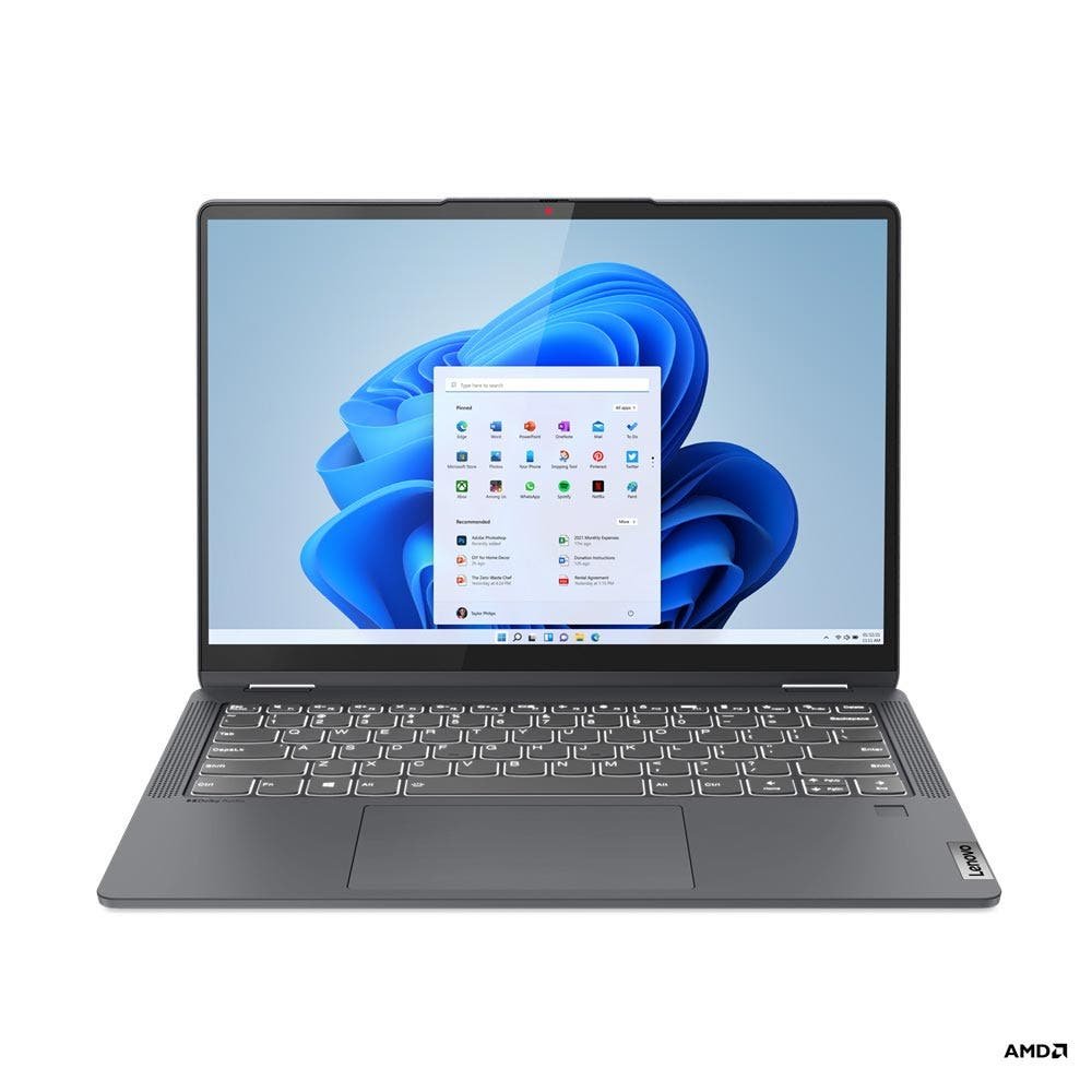 Lenovo IdeaPad Flex 5 82R900EWAX AMD Ryzen 7 5700U 16GB RAM 512GB SSD Integrated AMD Radeon Graphics 14" WUXGA Win 11 Home Convertible Laptop - Storm Grey (FLEX5-82R900EWAX) - Image 2