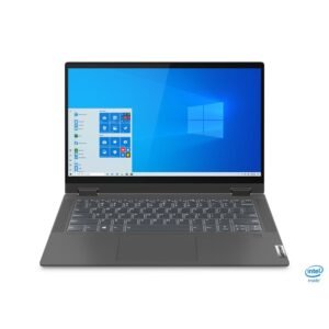 Lenovo Flex 5 AMD Ryzen 7 5700U 16GB RAM 512GB SSD Integrated AMD Radeon Graphics 14" Laptop, Storm Gray (FLEX5-82R90070AX)