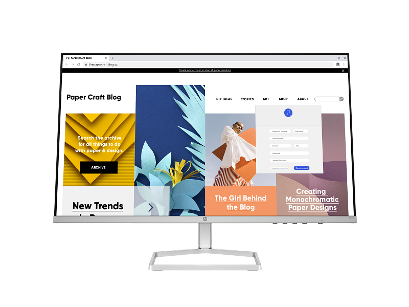 HP Series 5 27 inch FHD Monitor - 527sf (94F44AA) - Image 2