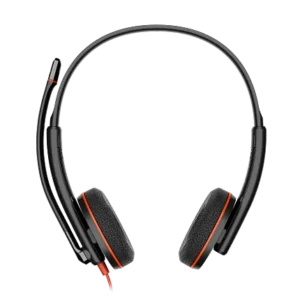 Poly Blackwire 3220 Stereo USB-C Headset +USB-C/A Adapter