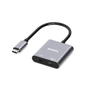 Mowsil Type C to Dual Type C Adapter
