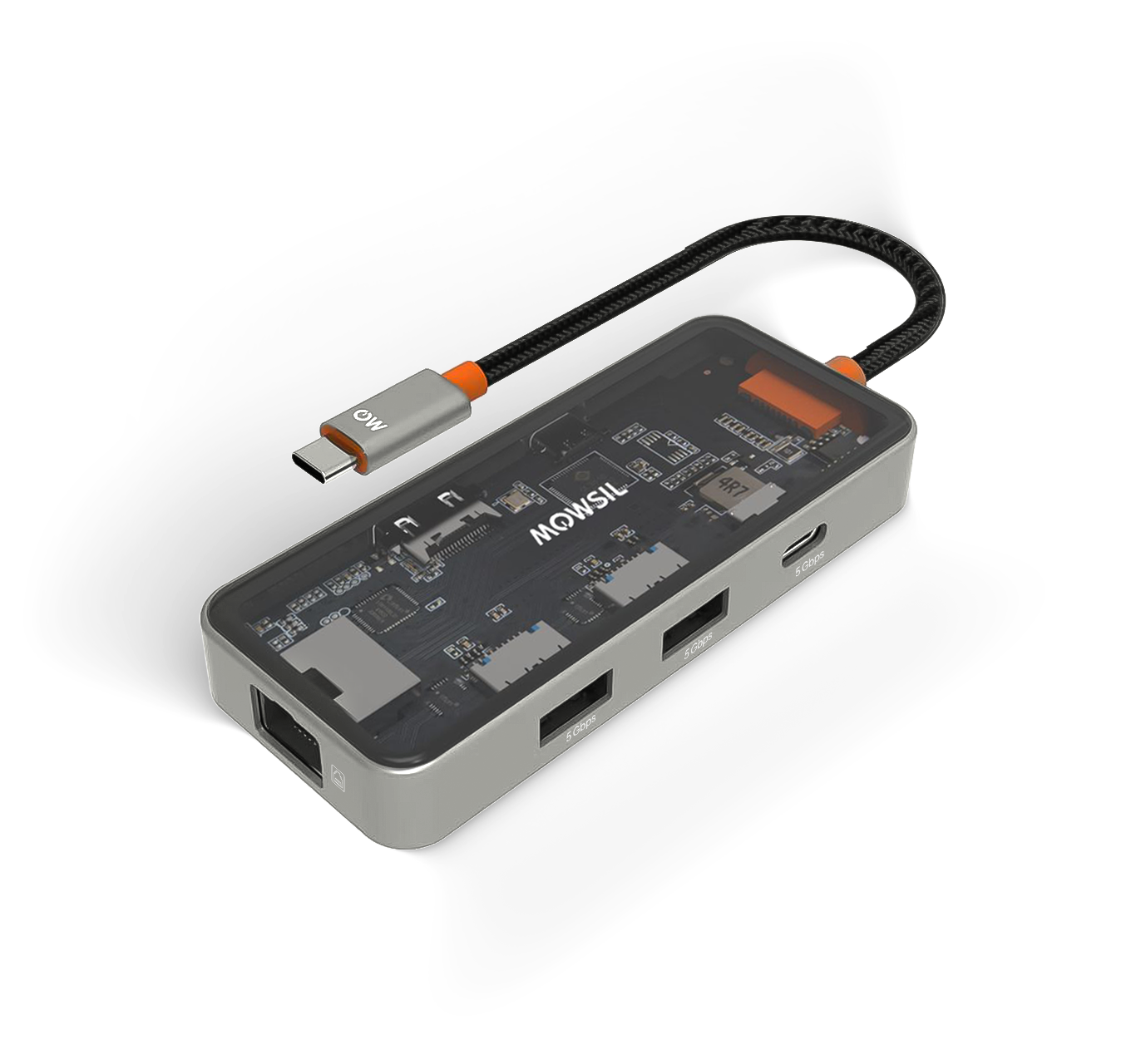 Mowsil 6-in-1 USB-C Hub