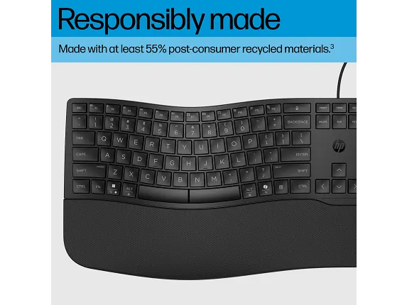 HP 480 Comfort Wired Keyboard - Image 3