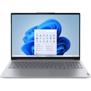 Lenovo ThinkBook 16 Intel Core Ultra 5 225U 16GB RAM 512GB SSD 16-Inch WUXGA IPS Windows 11 Pro AI PC Laptop – Arctic Grey (TB16-21SK000PGR)