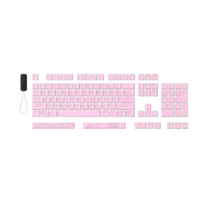 HyperX Pudding Keycaps 2 - Full Key Set - PBT - Pink (US Layout)