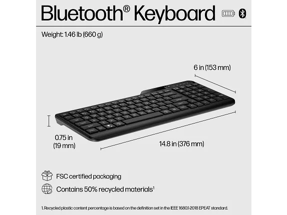 HP 460 Multi-Device Bluetooth Keyboard - Image 5