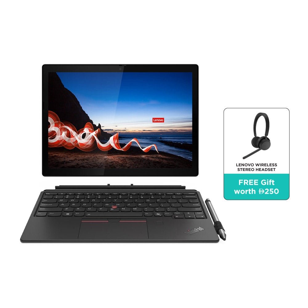 Lenovo ThinkPad X12 Detachable Gen 2 Intel Core Ultra 7 164U 16GB 512GB Intel Graphics 12.3" FHD+ Touch Windows 11 Pro Laptop – Black (X12-21LK0016GR+ANC) - Image 2