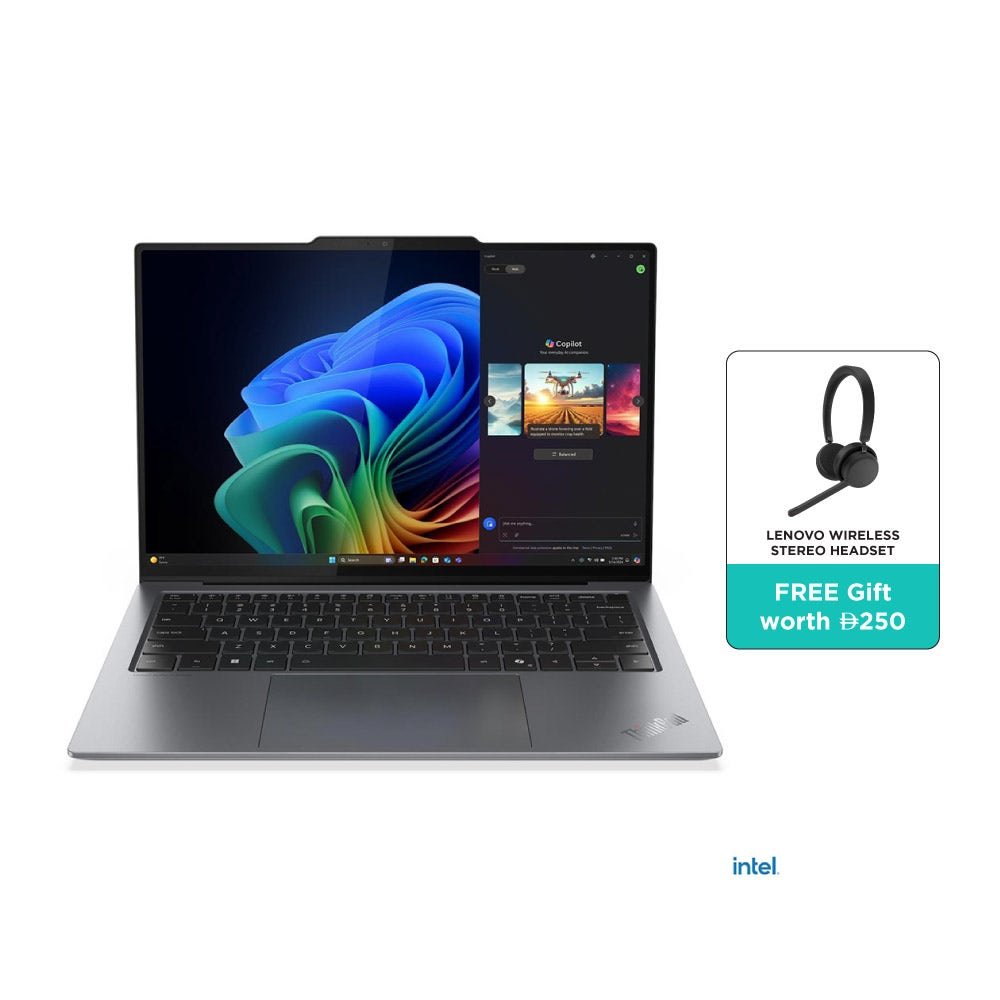 Lenovo ThinkPad X9-14 Gen 1 Aura Edition Intel Core Ultra 7 258V 32GBRAM 1TB SSD Intel Arc 14" 2.8K OLED Touch Windows 11 Pro Laptop – GreyFIFA Edition + ANC