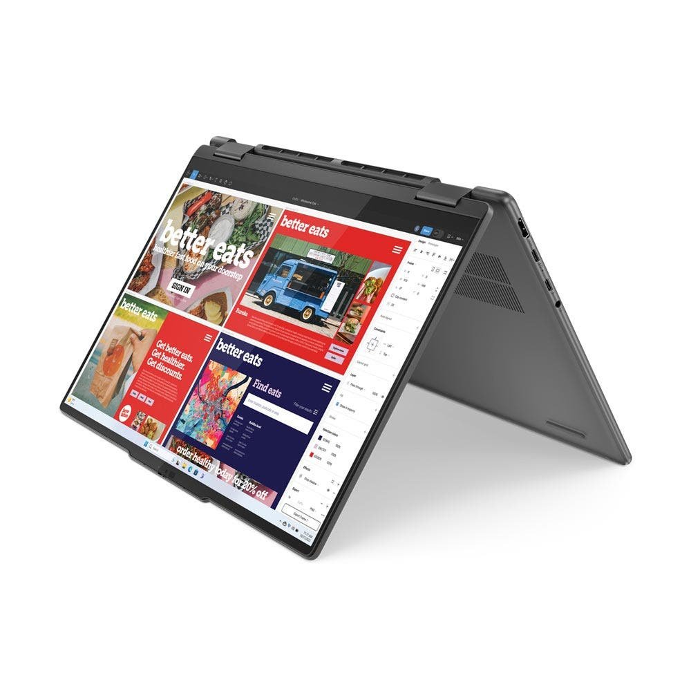 Lenovo Yoga 7 83DJ000PAX Intel Core Ultra 5-125H 16GB RAM 512GB SSD Integrated Intel Arc Graphics 14" WUXGA Windows 11 Home Convertible Laptop - Storm Grey - Image 2