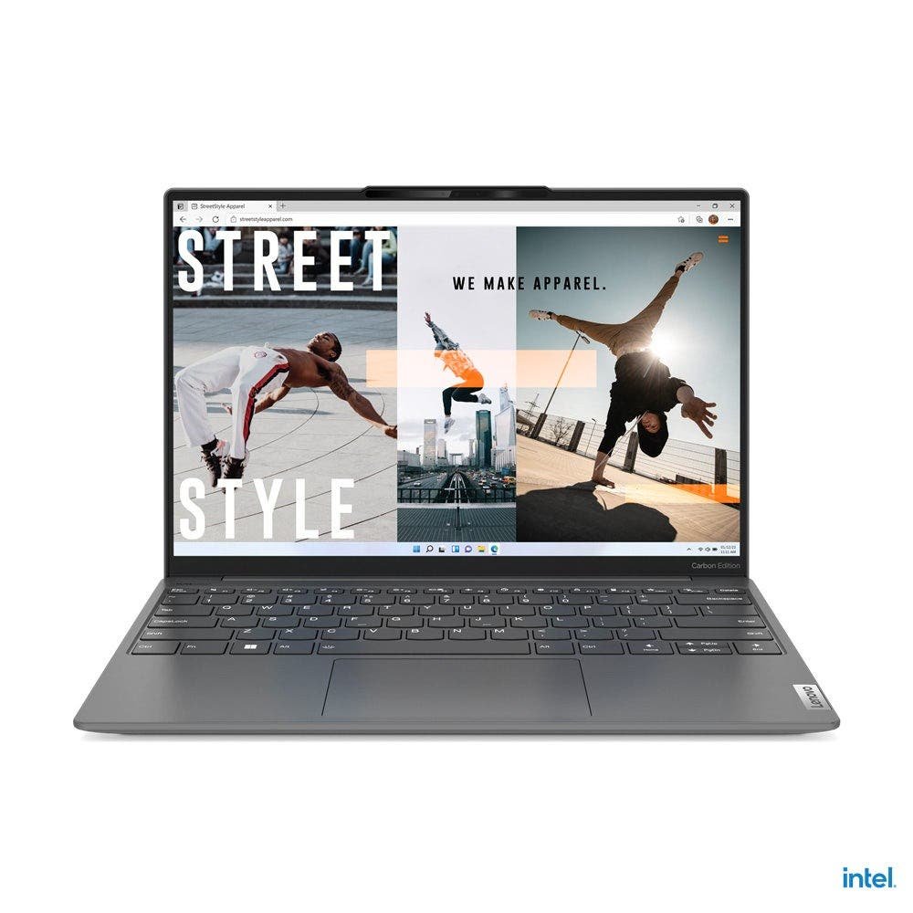 LENOVO--GY Core i5-1240P 16GB RAM 1TB SSD Integrated Intel Iris Xe Graphics 13.3" Laptop, Ultimate Grey (YOGAS7CARBON-82U90074AX) - Image 2
