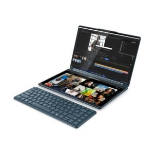 Lenovo Yoga Book 9 Intel Core Ultra 9 285H 32GB RAM 1TB SSD Intel Arc 140T Graphics Dual 14-Inch 2.8K OLED Touch Windows 11 Home Laptop – Tidal Teal (YogaB9-83KJ0047AX)
