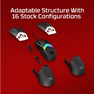 HyperX Pulsefire Saga Gaming Mouse (Black)