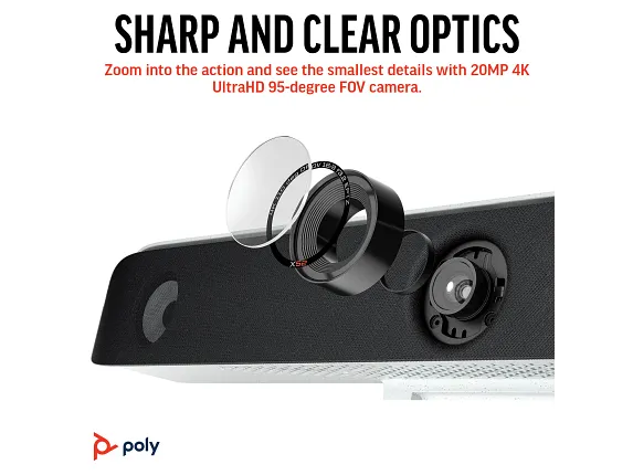 Poly Studio X52 All-In-One Video Bar - Image 2