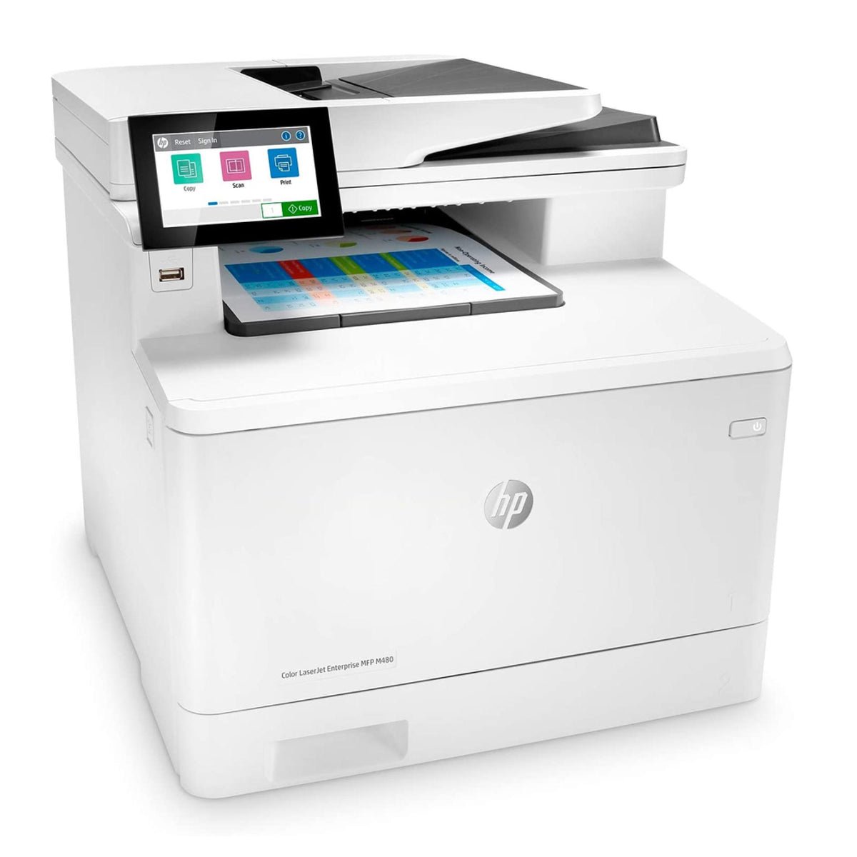 HP Color LaserJet Enterprise M480F Multifunction A4 Laser Printer 3QA55A - Image 3