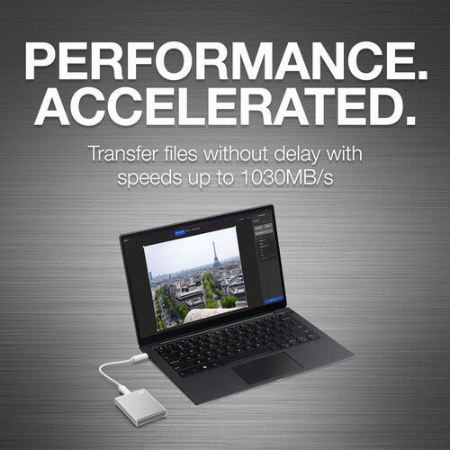 Seagate 2TB One Touch USB 3.2 Gen 2 External SSD (Blue Woven Fabric) - STKG2000402 - Image 7