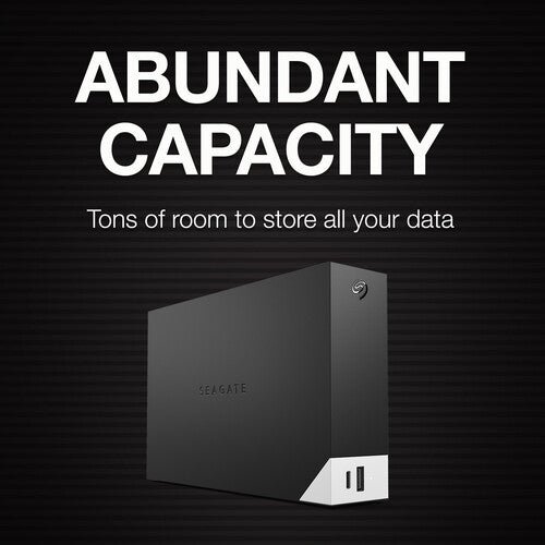 Seagate 8TB One Touch Desktop External Drive with Built-In Hub (Black) STLC8000400 - Image 6