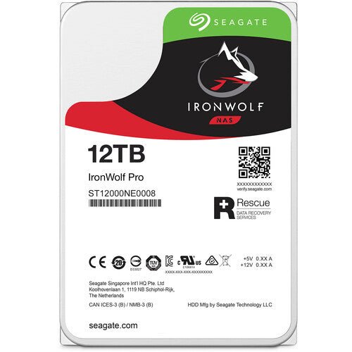 Seagate IronWolf Pro 12TB NAS Internal Hard Drive HDD - ST12000NE0008 - Image 2