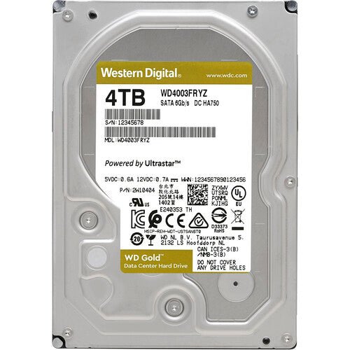 WD 4TB Gold 7200 rpm SATA III 3.5" Internal Enterprise HDD - WD4003FRYZ - Image 2