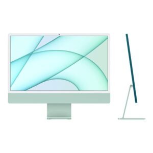 Apple iMac 24 Inch 2021, Apple M1 Chip 8 Core GPU, 8GB RAM, 256GB Storage, 4.5K Retina Display, Green MGPH3