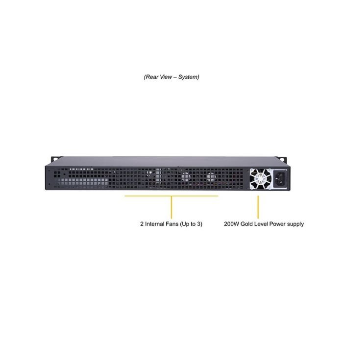Supermicro 1U Embedded System (SYS-5019A-FTN4) - Image 3