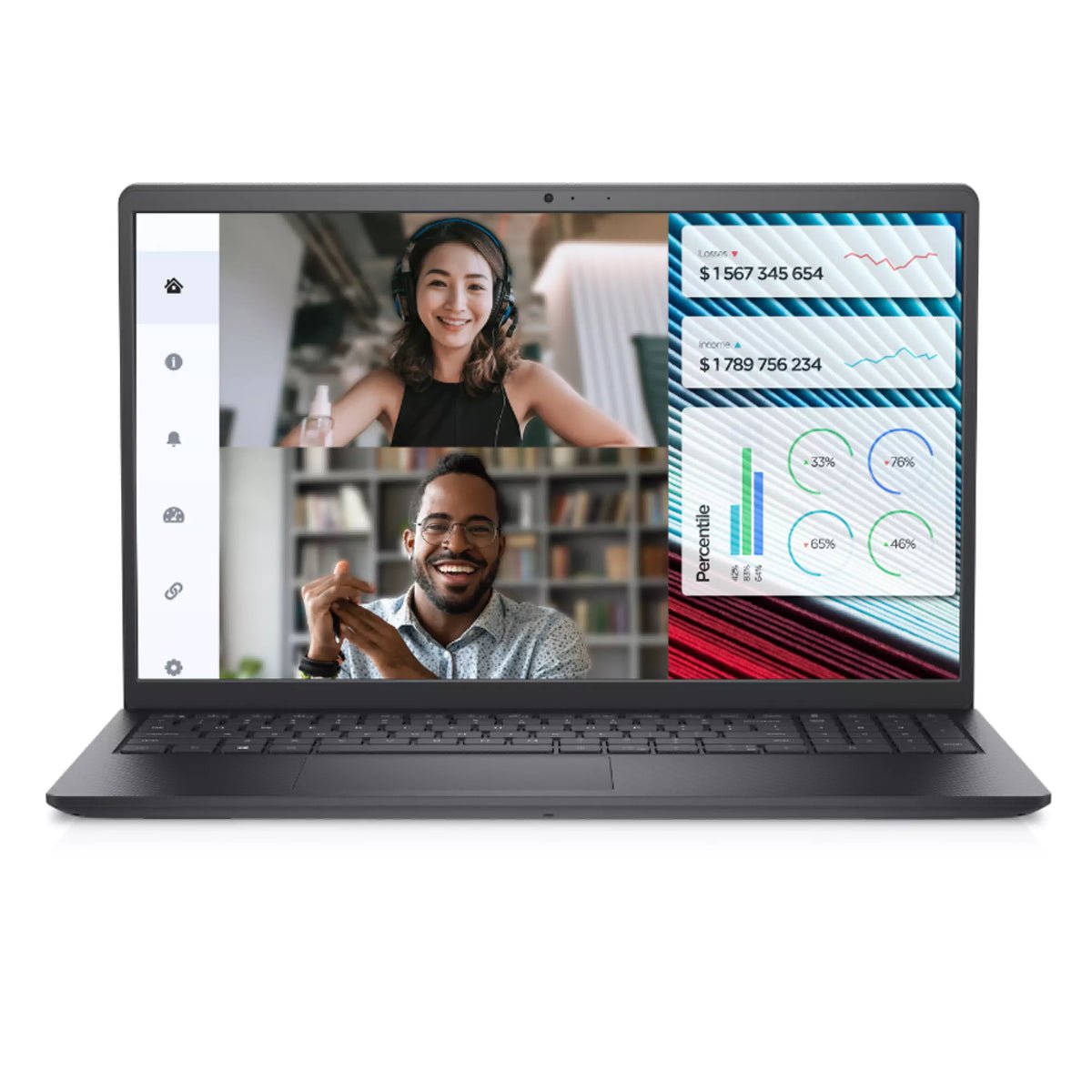 Dell Vostro 3520 Intel i5 12th Gen, 4GB 256GB SSD, 15.6 Inch FHD, No Windows, BlackLaptop - Image 2