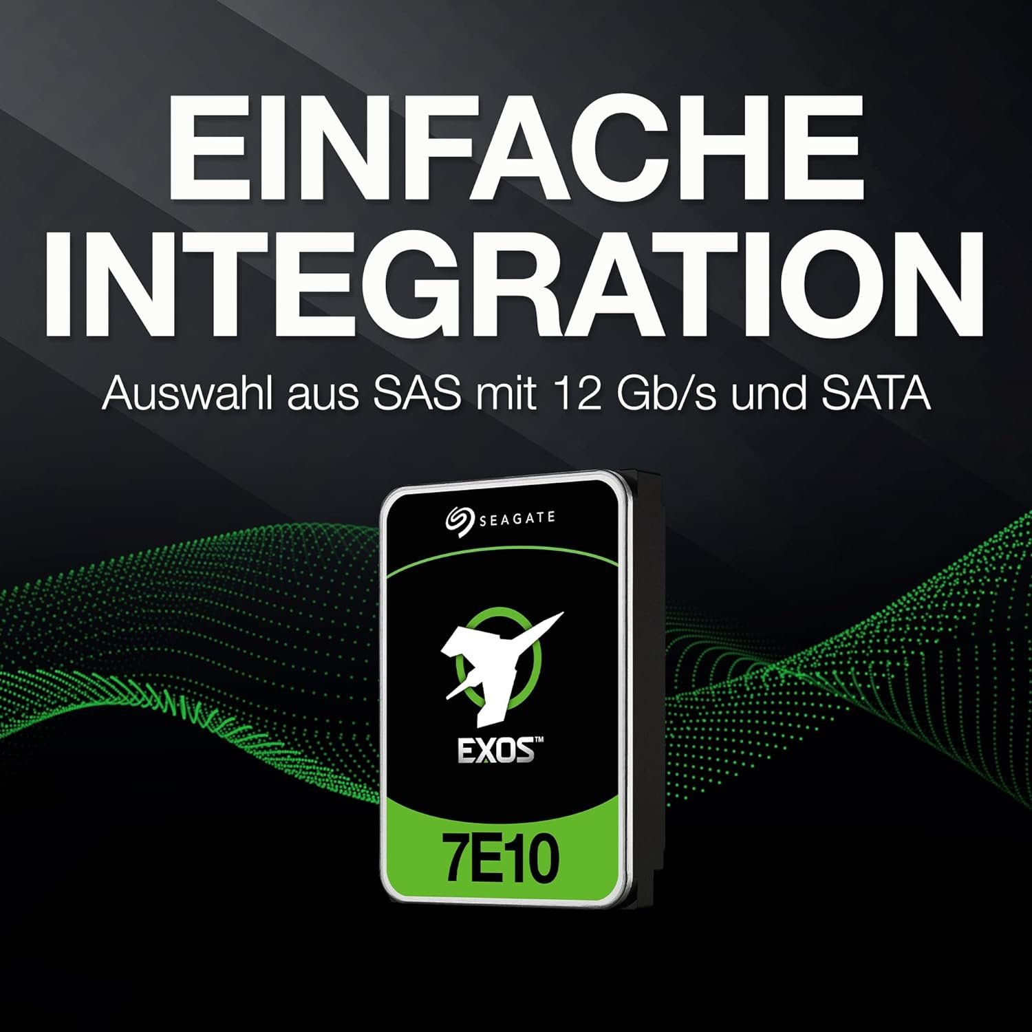Seagate Exos 7E10 ST8000NM018B 8TB 7200 rpm SAS- Internal Hard Drive - Image 3