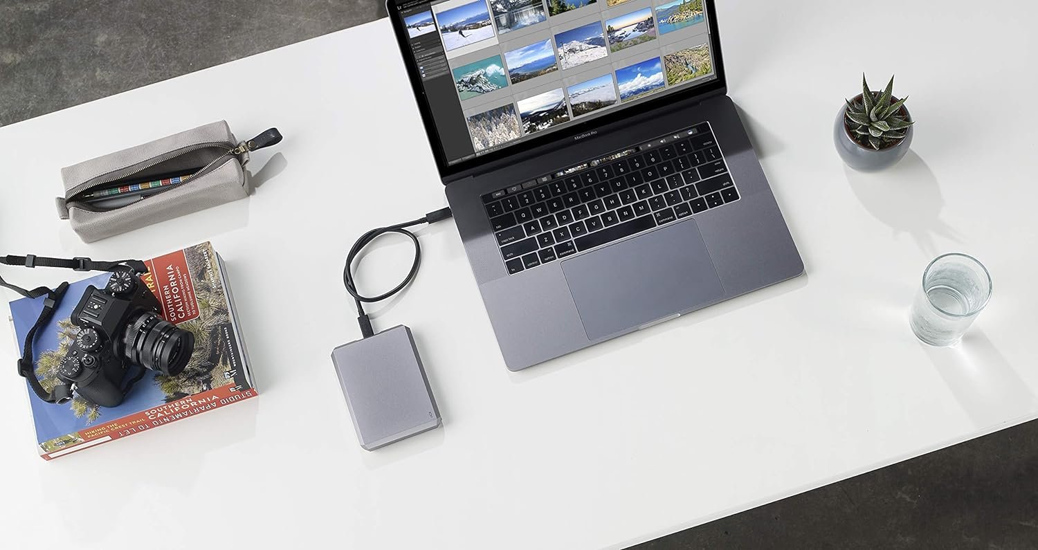 LaCie Mobile 2TB External Hard Drive HDD, USB-C, USB 3.0, for Mac and PC (STHG2000402) - Image 2