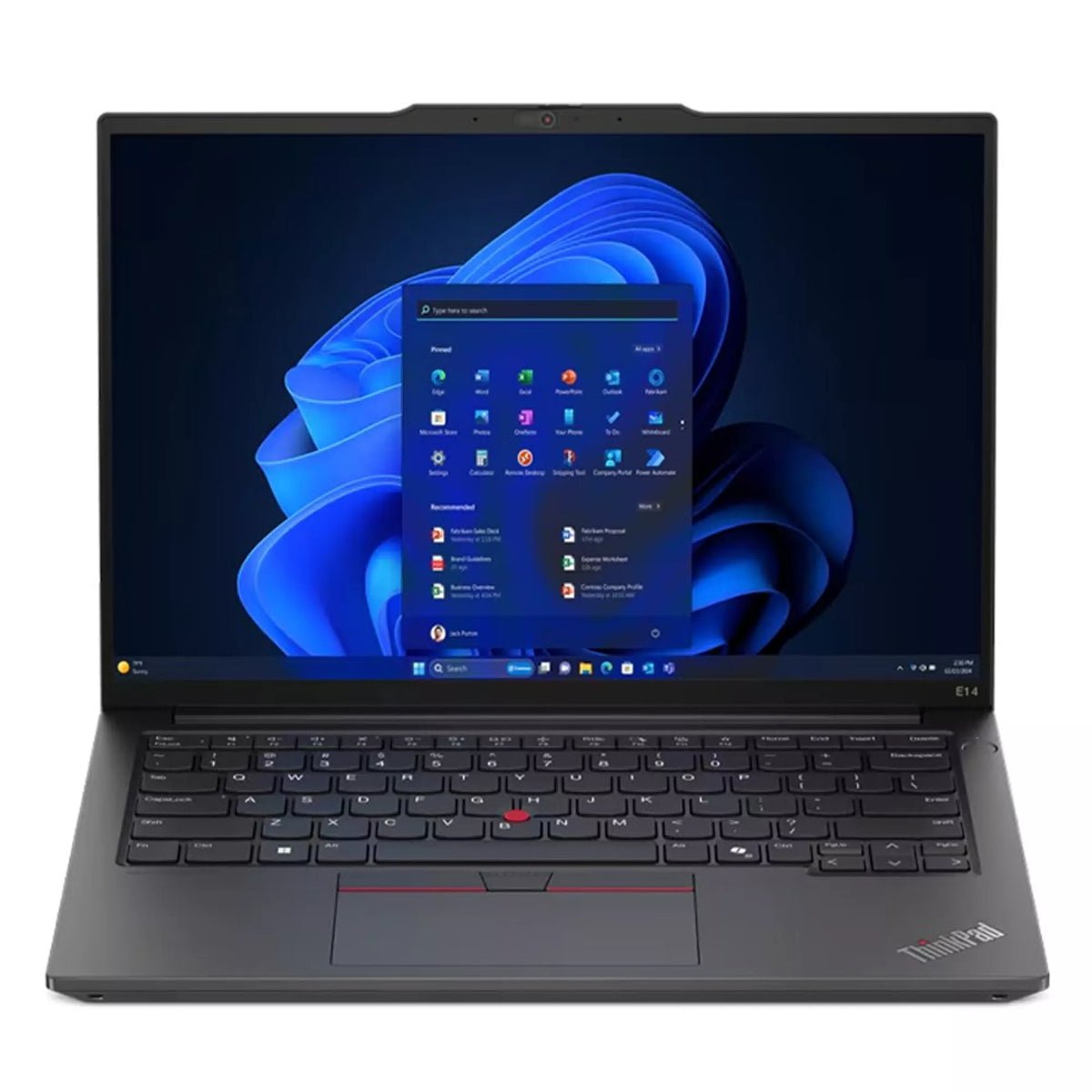 Lenovo ThinkPad E14 Gen6 Intel Core Ultra 7, 16GB 512GB SSD, 14Inch WUXGA, Integrated Intel Arc Graphics, No Windows, Black Laptop, 21M70024GR - Image 2