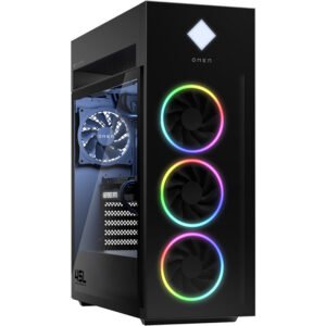 HP OMEN 45L Gaming Desktop GT22-2000t Intel Core i9-14900K, 32GB Fury DDR5, 1TB NVMe + 2TB SSD, NVIDIA GeForce RTX 4090 24GB, Front Bezel Black Glass with RGB liquid cooler, Win 11, KB& Mouse, Black
