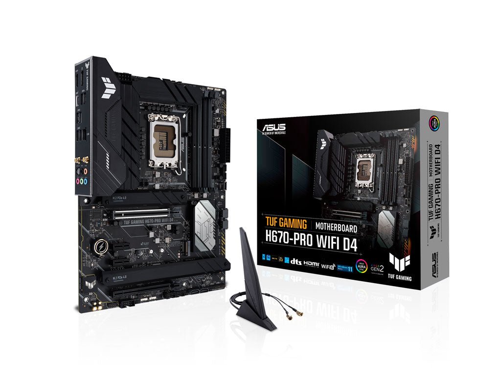 ASUS Tuf Gaming H670-Pro Wifi D4 LGA 1700 Gaming Motherboard