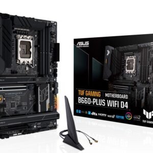 ASUSTuf Gaming B660-Plus WiFi D4 LGA 1700 Gaming Motherboard