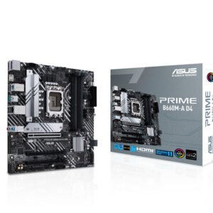 ASUS PRIME B660M-A D4 LGA 1700 Gaming Motherboard