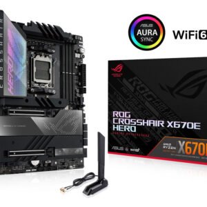 ASUS ROG Crosshair X670E HERO AM5 Gaming Motherbord