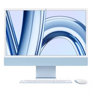 Apple iMac M3 chip with 8core CPU 8core GPU 8GB 256GB SSD, 24-inch 4.5K Retina Display, Blue, MQRC3