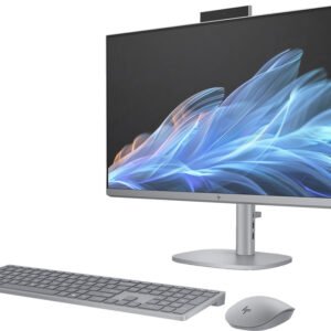 HP OmniStudio X All-in-One Desktop AI PC 27 Intel Ultra 7 155H, 16GB, 1TB SSD, 27 Inch FHD Touchscreen, Win 11, HP KB & Mouse Combo, Silver