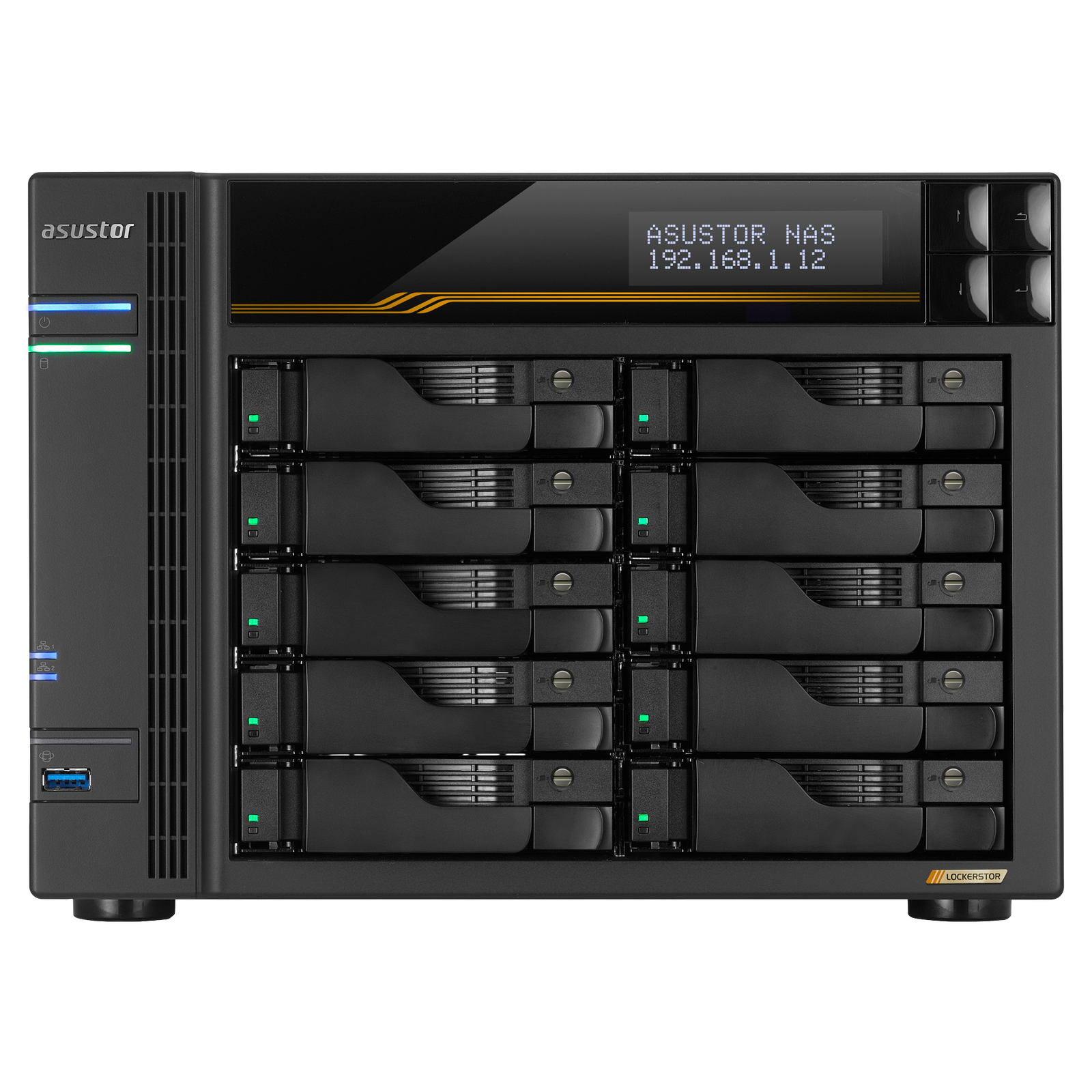 ASUSTOR LOCKERSTOR 10 Gen3 (AS6810T)