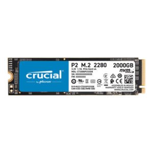 Crucial 2TB P2 NVMe PCIe M.2 Internal SSD CT2000P2SSD8