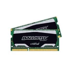 Crucial Ballistix Sport 16GB Kit (8GBx2) DDR3 1866Mhz SODIMM Laptop Memory BLS2K8G3N18AES4