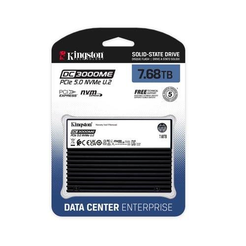 Kingston DC3000ME 7.68TB PCIe Gen5 NVMe U.2 SSD SEDC3000ME/7T6