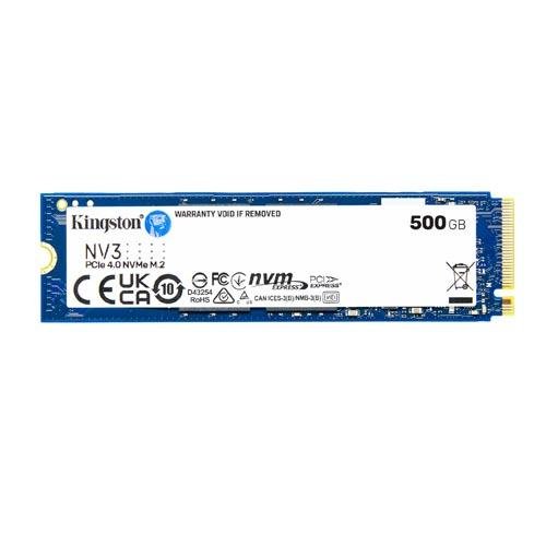 Kingston NV3 500GB Gen4x4 M.2 Internal SSD SNV3S/500G