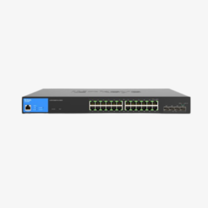 Linksys LGS328MPC 24-Port Managed Gigabit PoE+ Switch with 4 10G SFP+ Uplinks