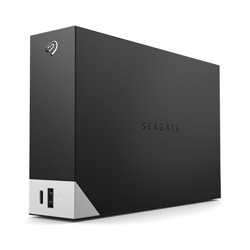 Seagate 14TB One Touch Desktop External Drive with Built-In Hub (Black) STLC14000400