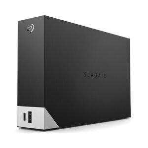 Seagate 12TB One Touch Desktop External Drive with Built-In Hub (Black) STLC12000400